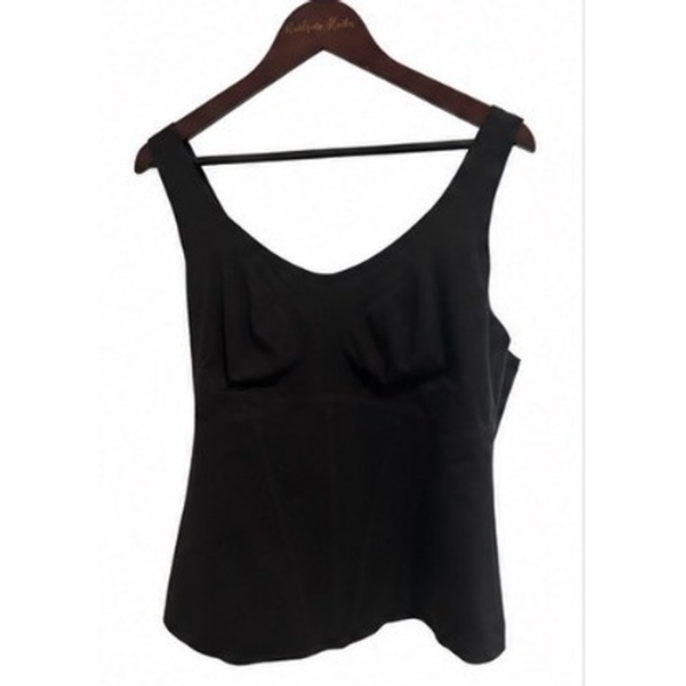 Honeylove LiftWear Cami Women 3X Black EUC Shaping Compression Tank Top